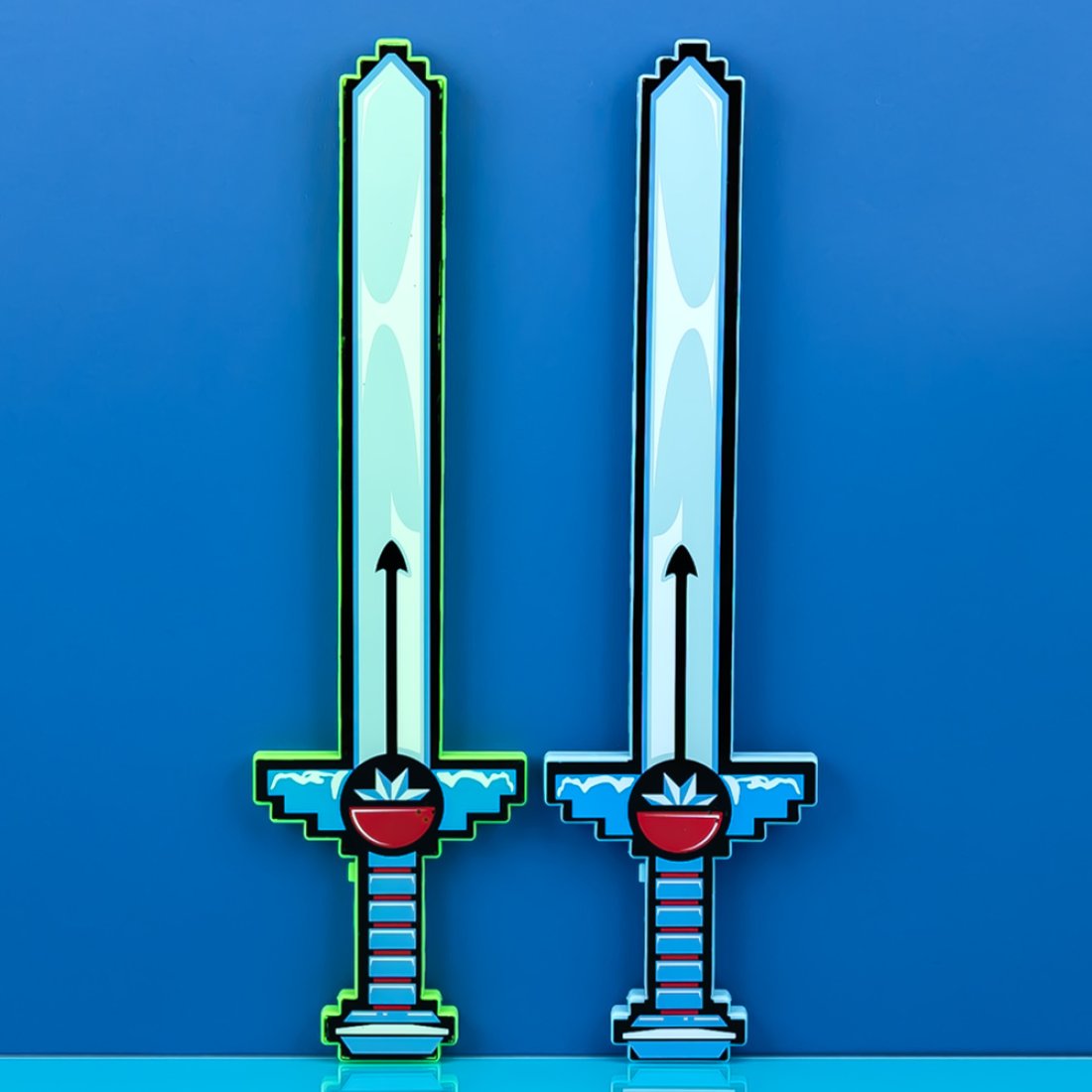 Піксельний меч Майнкрафт світиться, звуковий - Pobut