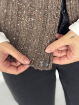 Жіночий демісезонний комплект — шапка та шарф INNOE 950504-1 Кавовий