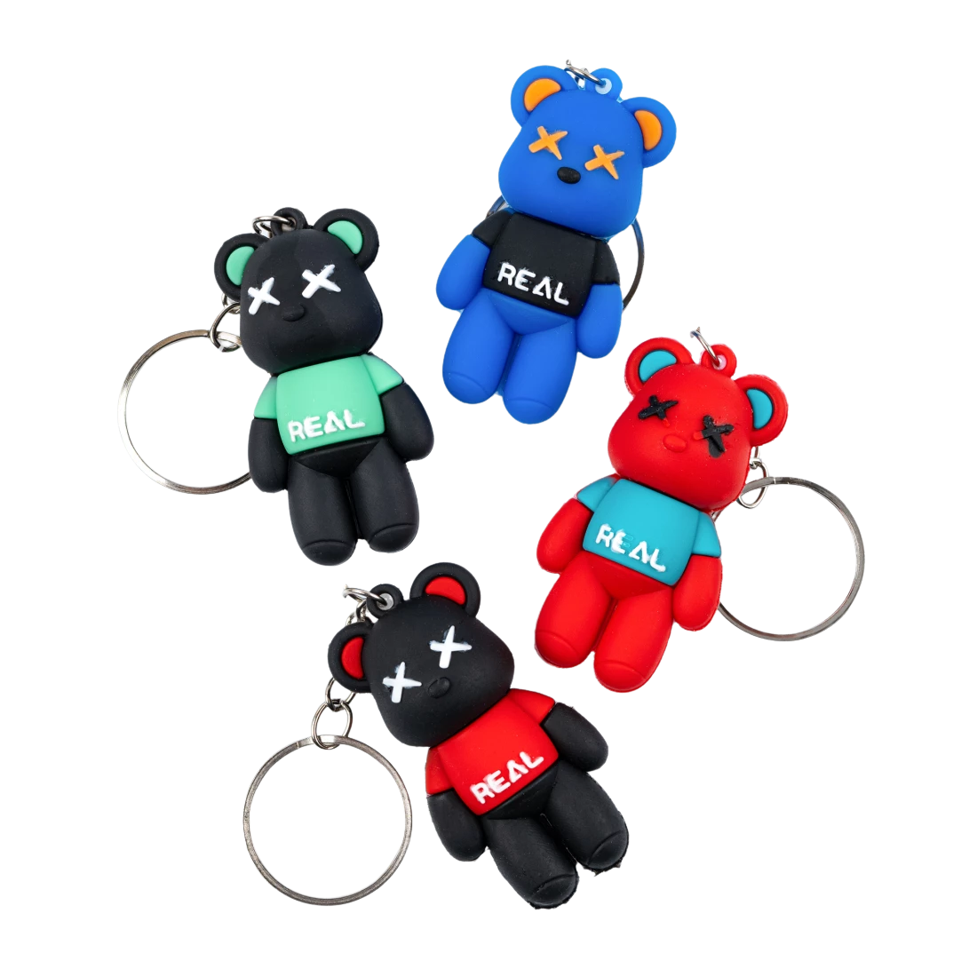 Дитячі гумові брелоки ведмедика 11,5 см