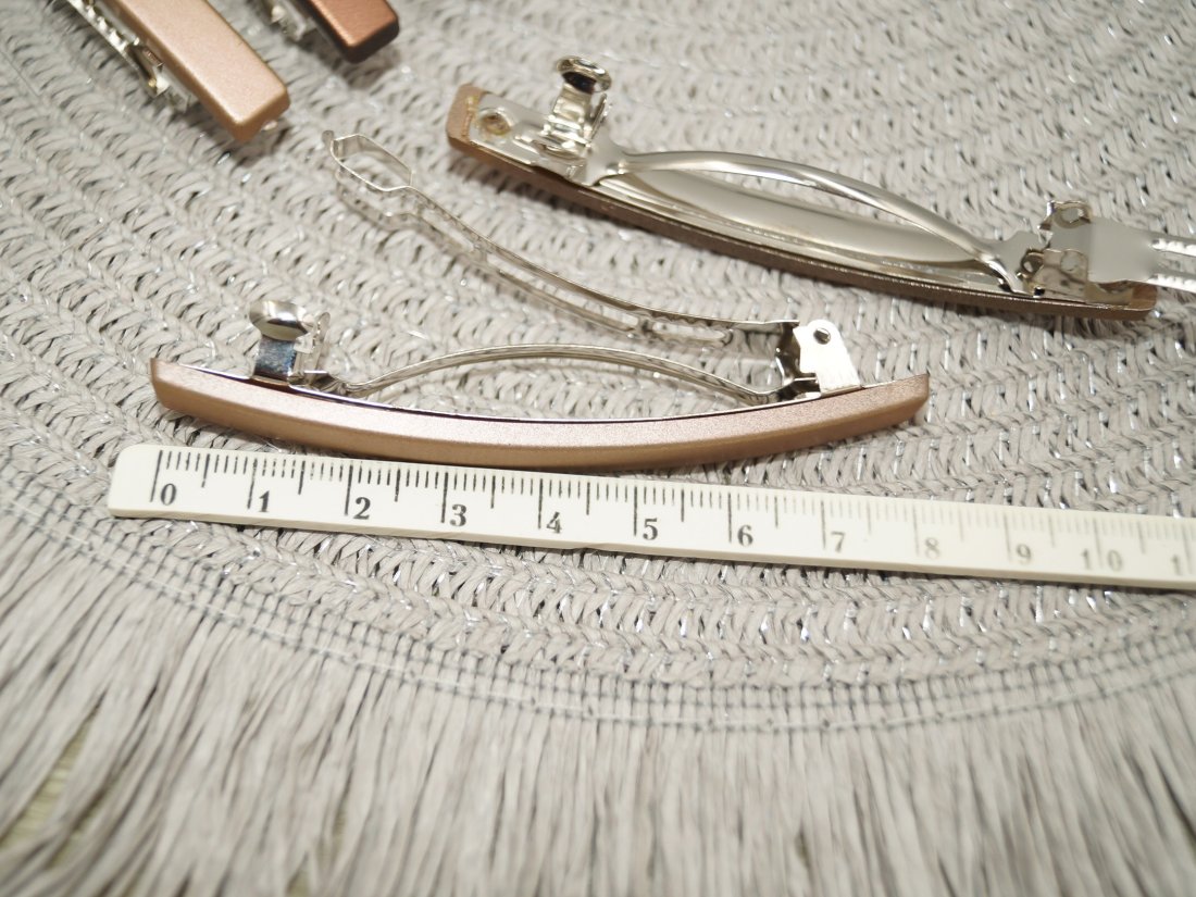 Заколка автоматична 8 см. - Кристалік