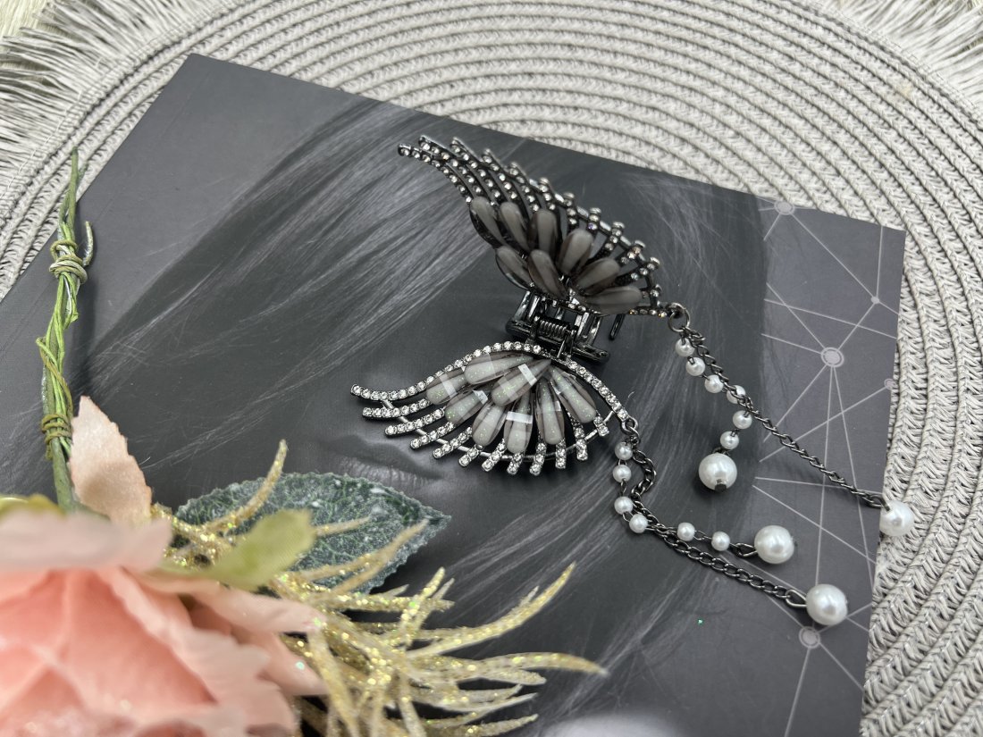 Металеві краби для волосся. 6 см