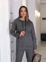 Жіночий спортивний костюм з худі та джоггерами INNOE 210350-3 Сірий
