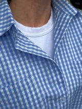 Стильна жіноча сорочка у клітину 230220-1