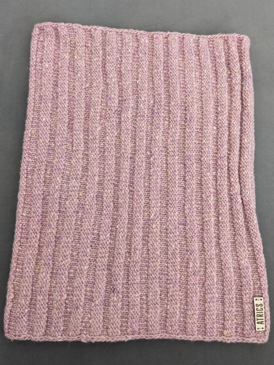 Молодіжний модний в’язаний бафф INNOE 950642-1 Рожевий