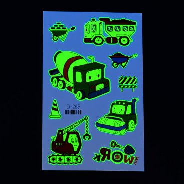 Дитячі сяючі татуювання Машини Ei-265 - Купити