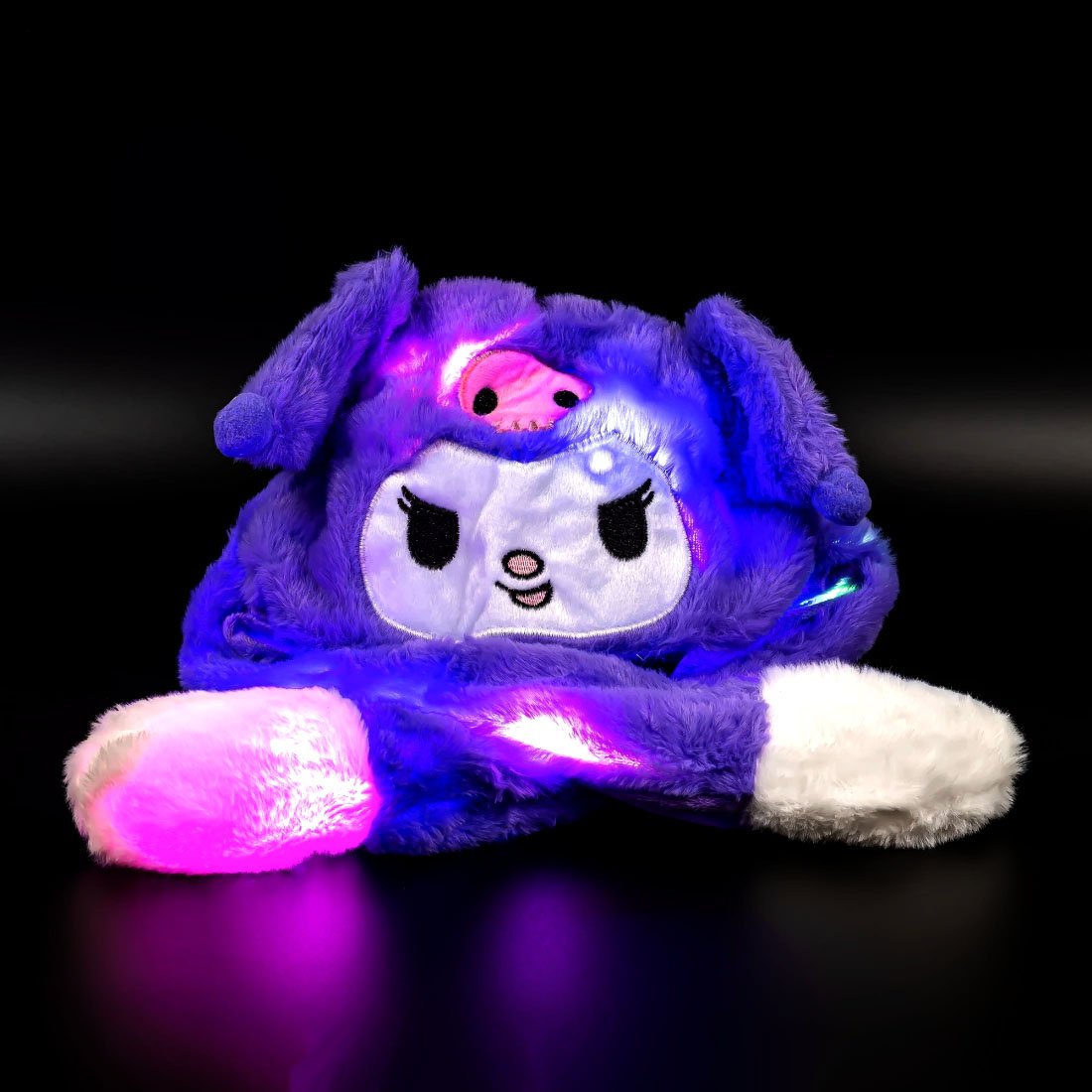 Сяюча шапка Аніме фіолетова