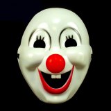 Карнавальна маска Клоун біла