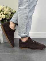 Жіночі casual-кеди на шнурівці INNOE 777570-3 Шоколадний