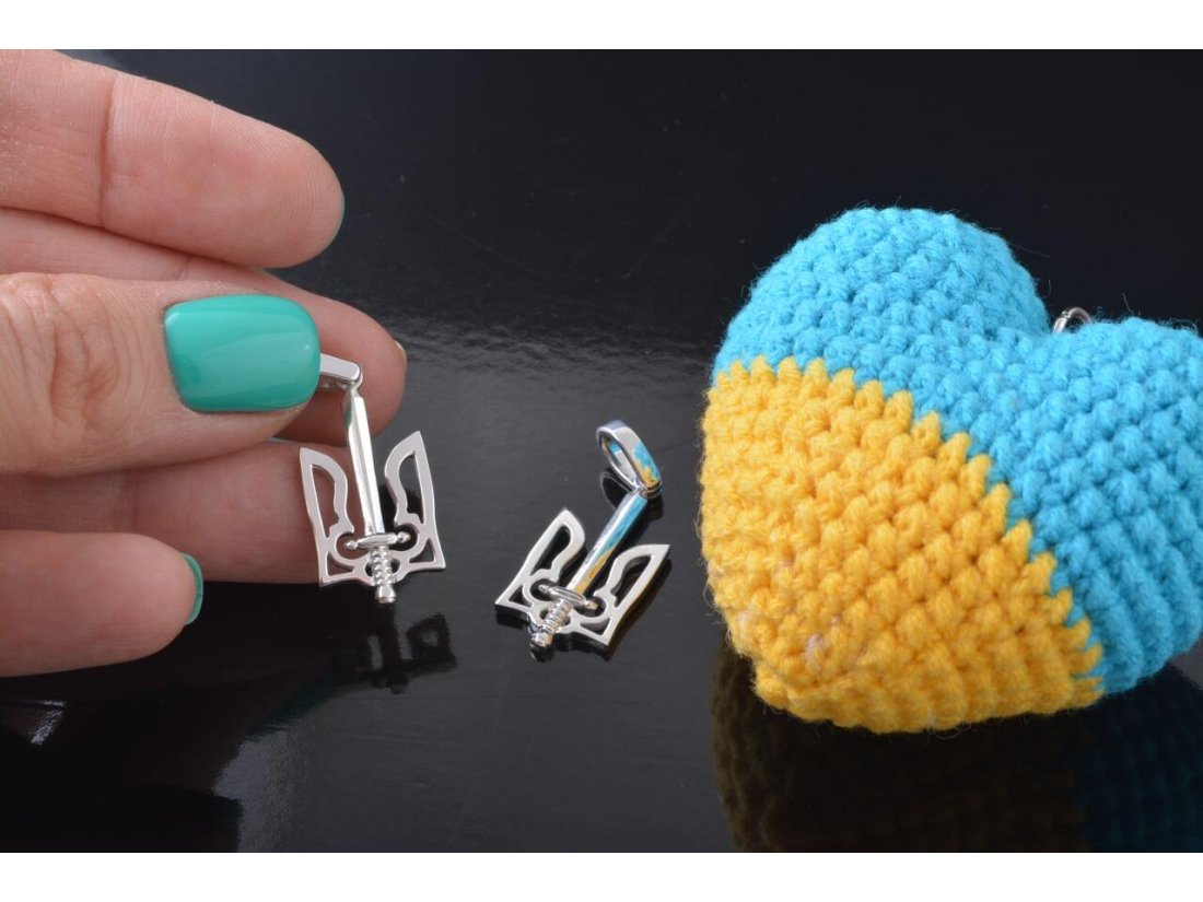 Підвіс Герб України "Меч" - Фото3 Підвіс Герб України "Меч" - Купити