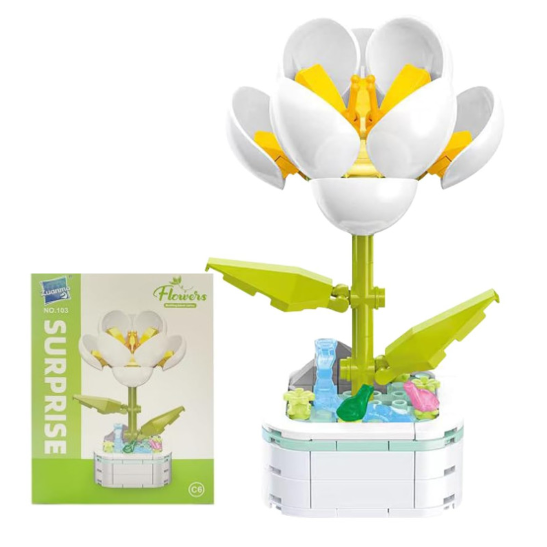 3D конструктор «Камелія» 123 деталі