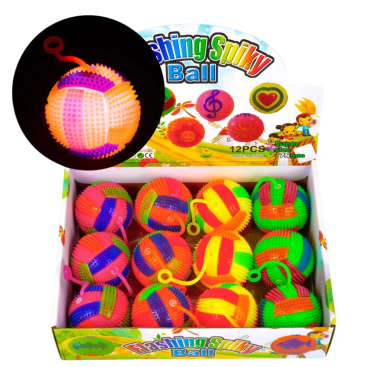 Сяюча пищалка М'ячик смужка 7,5 см - Купити