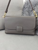 Стильна сумка Minimal Accent з декоративною кнопкою-пряжкою INNOE 350013-1 Тауп - Innoe