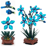 Букет цимбідіуму синього кольору 1907 деталей - Pobut