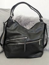 Сумка-рюкзак на блискавках для міського стилю INNOE 350014-1 Чорний