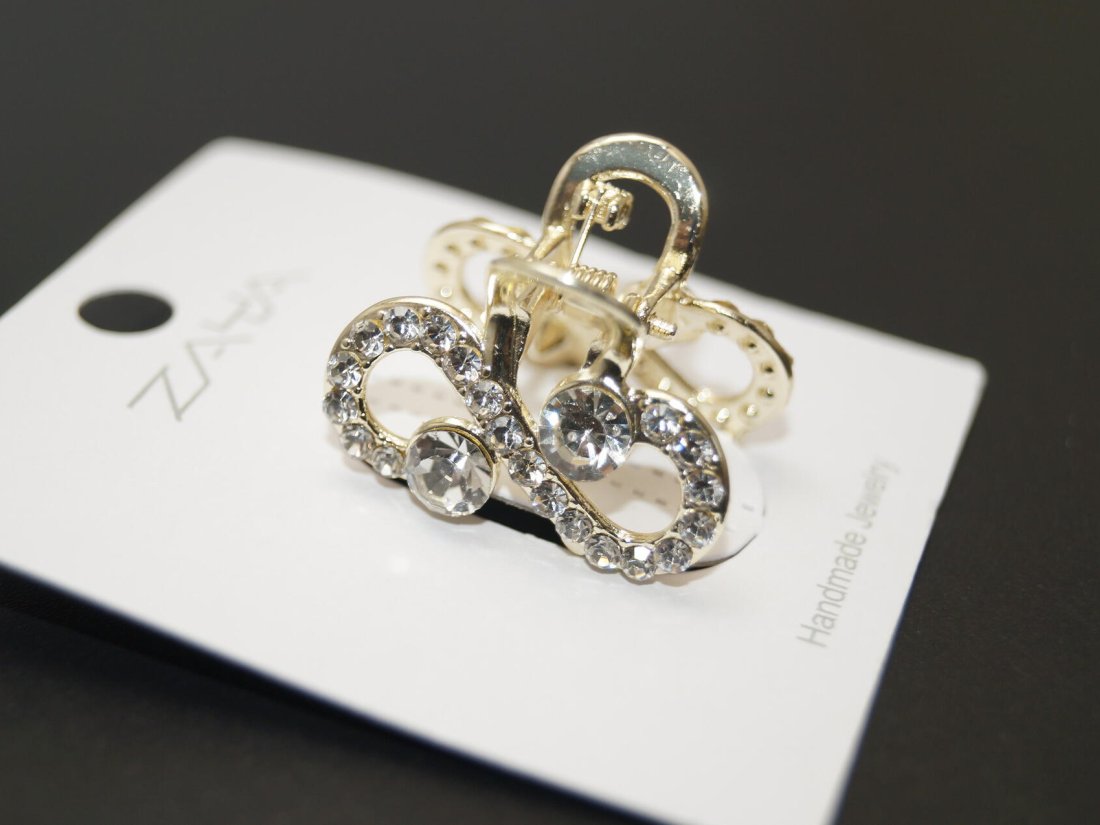 Металеві краби для волосся. &quot;ZAYA&quot; 2.7 см.