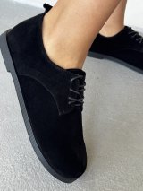 Black Suede – жіночі класичні оксфорди INNOE 777753-2 Чорний