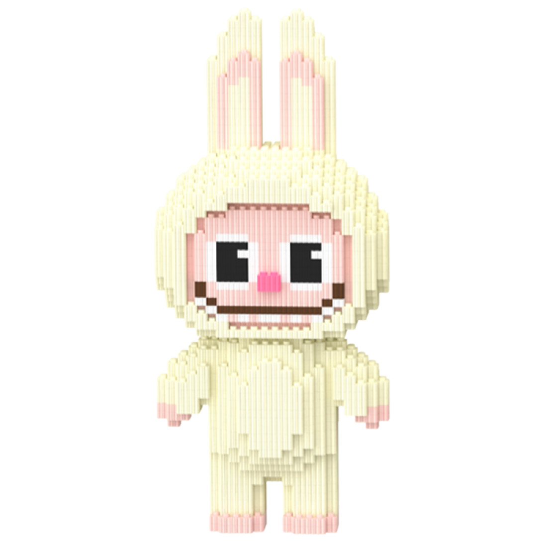 Конструктор Magic Blocks Лабубу Висота 30 см Білий