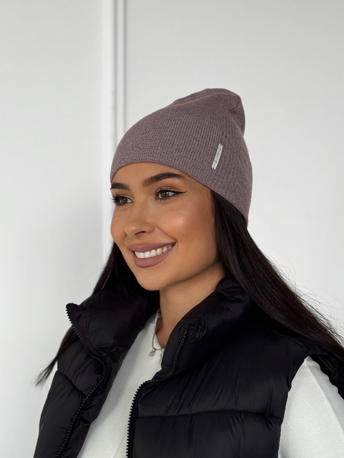 Універсальна шапка для осені та зими INNOE 950251-1 Капучино - Innoe