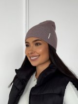 Універсальна шапка для осені та зими INNOE 950251-1 Капучино - Innoe