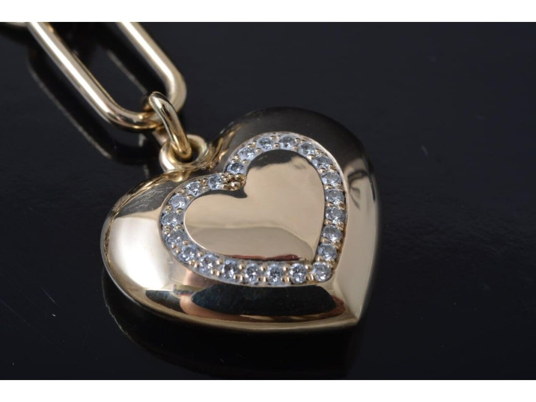 Кольє із діамантами &quot;Серце&quot;