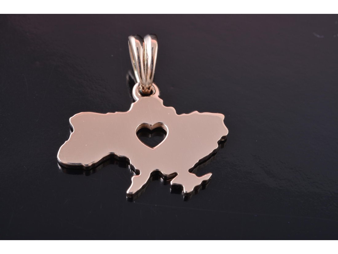 Підвіс карта України &quot;Серце&quot;