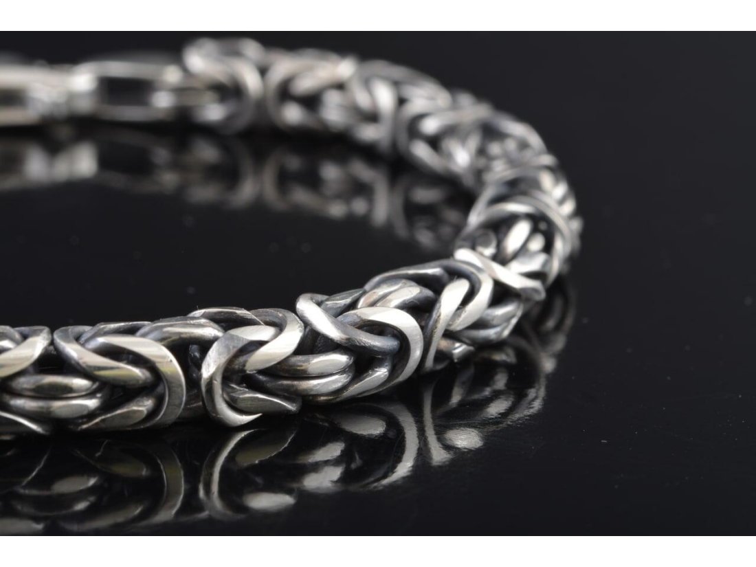 Браслет чоловічий &quot;Візантійський&quot;, срібло - Багира