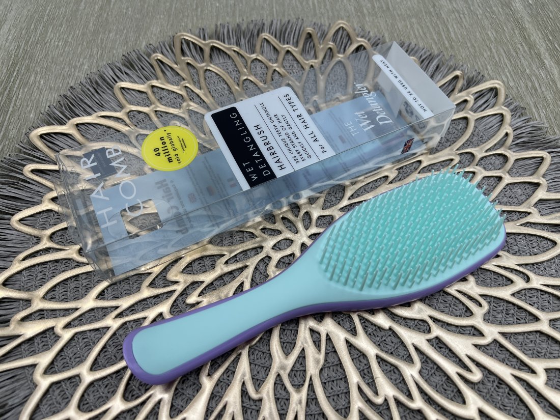 Гребінець для волосся в коробочці. T Teezer бузково-м'ятна