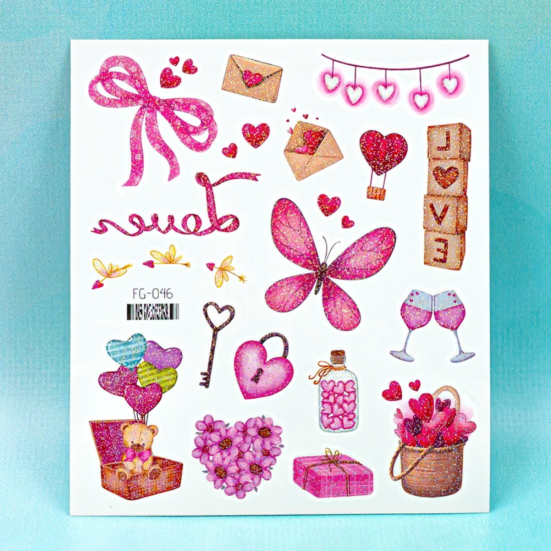 Дитячі тату з блискітками Мікс FG-046