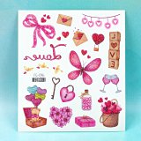 Дитячі тату з блискітками Мікс FG-046