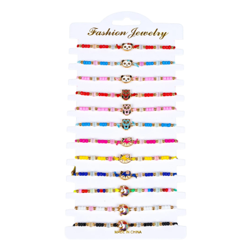 Браслети на руку Персонажі дитячі 12 штук - Купити