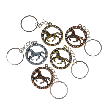 Брелоки металеві медальйони Коні 10 см - Купити