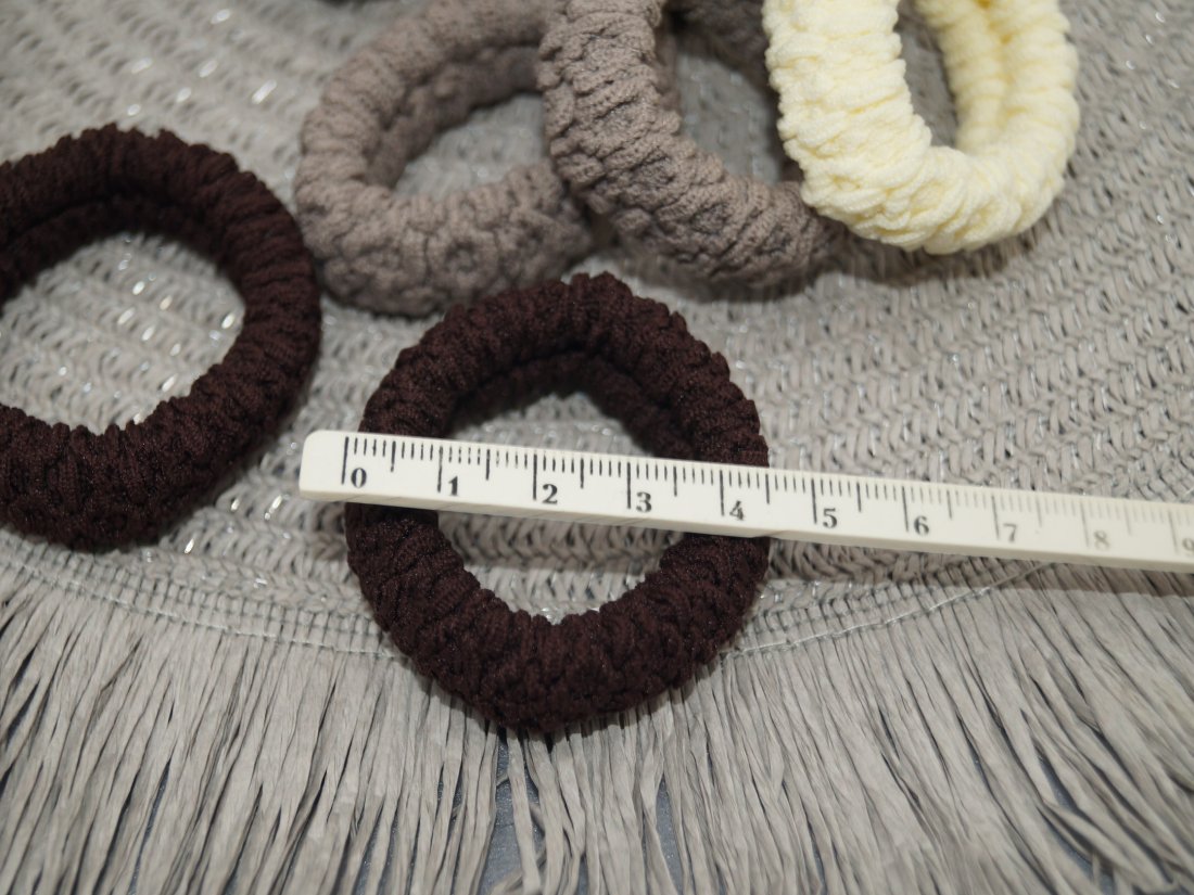 Резинки для волосся. 4.5 см. - Кристалік