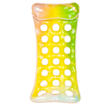 Надувний матрац для плавання з дірками Карамель 145 см