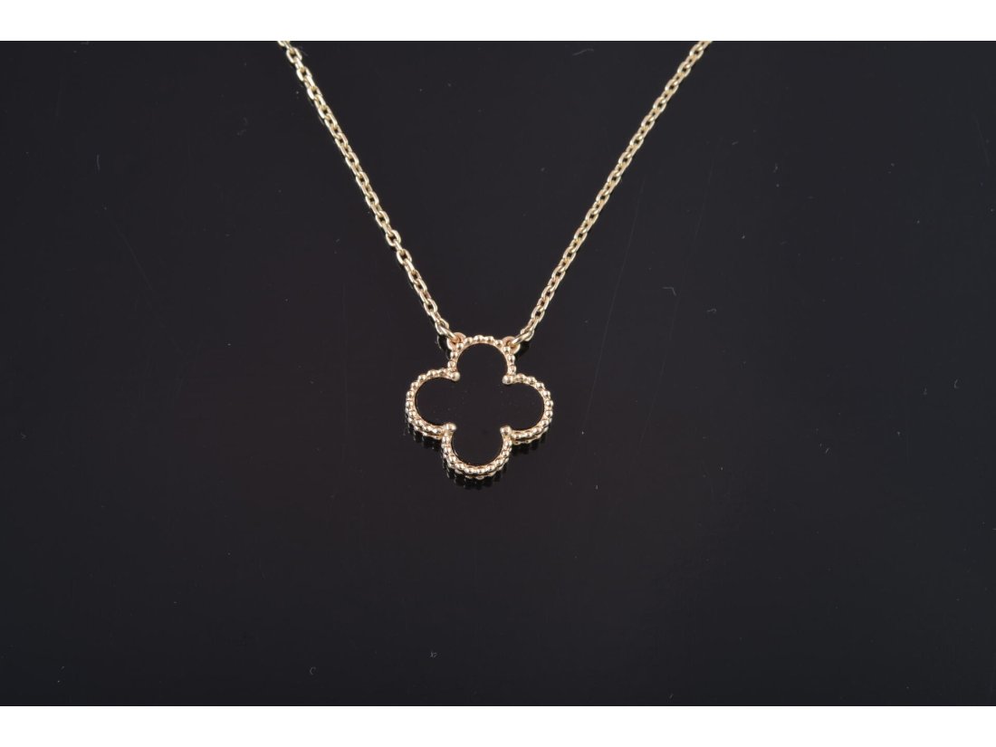 Кольє з оніксом у стилі Van Cleef - Багира