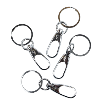Брелок-карабін металевий клок 7,5 см - Купити