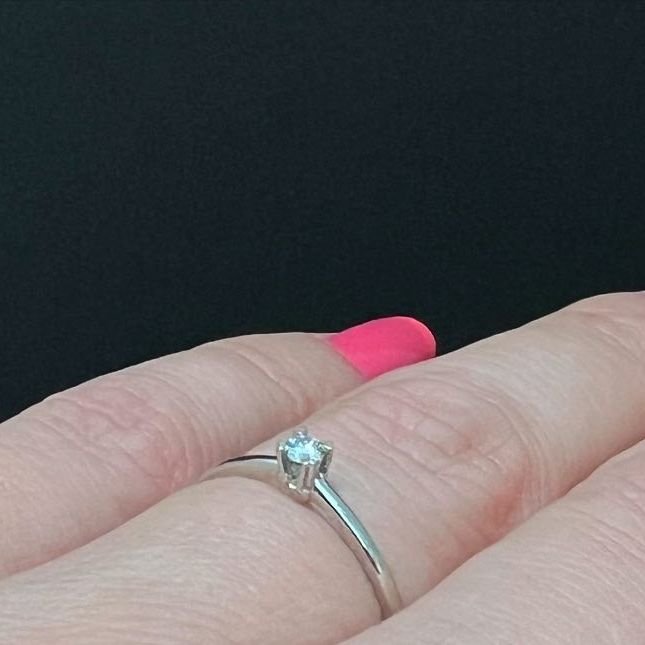 Каблучка з діамантом - Багира