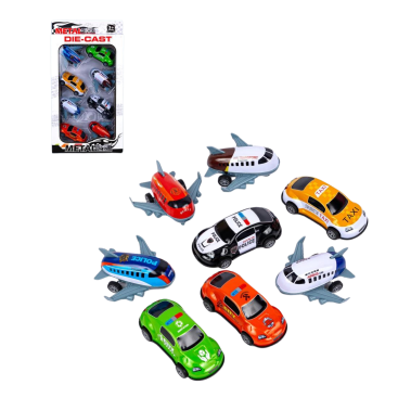 Набір металевих машинок Die-Cast 8 см - Купити