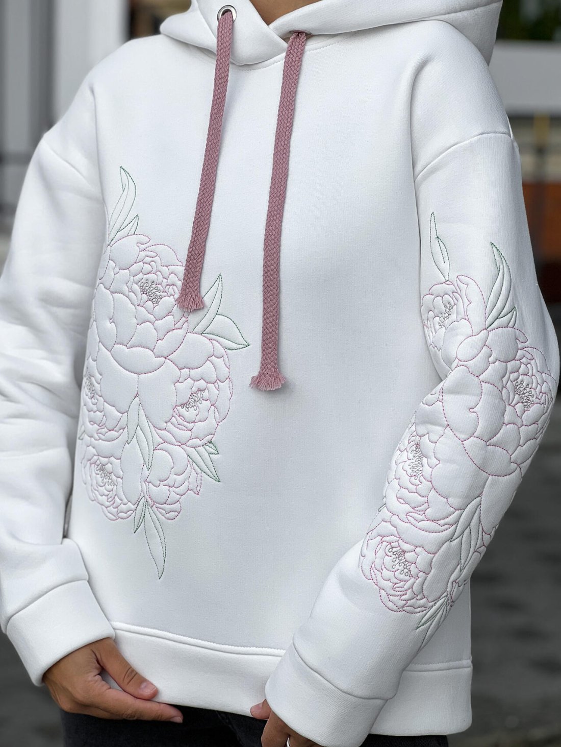 Жіночий худи у стилі oversize 230227-3