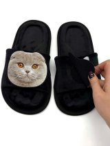 Патчі-котики на анатомічні капці з липучкою Family story