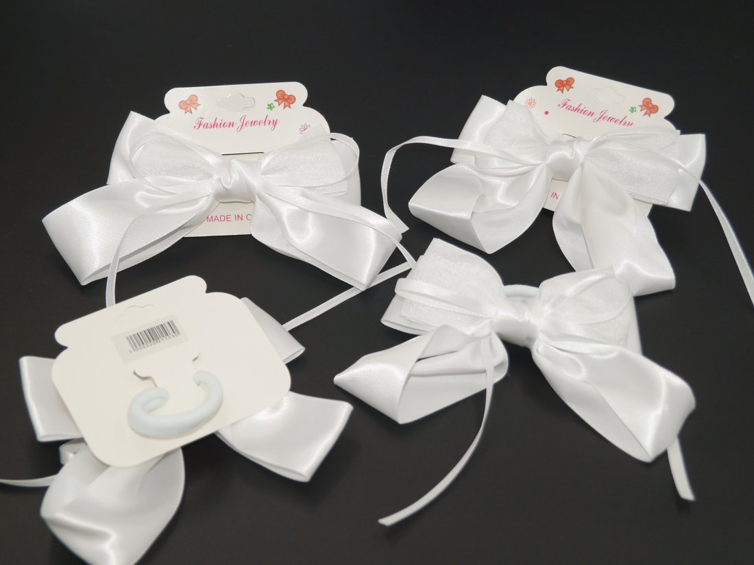 Бантики для волосся. 14 см.