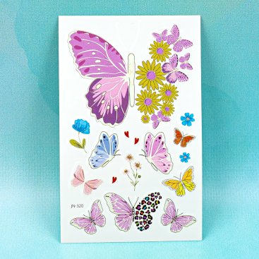 Дитячі перекладні татуювання Метелики JN-320 - Купити