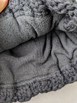 Жіноча шапка-біні фактурної в’язки INNOE 950234-1 Чорний