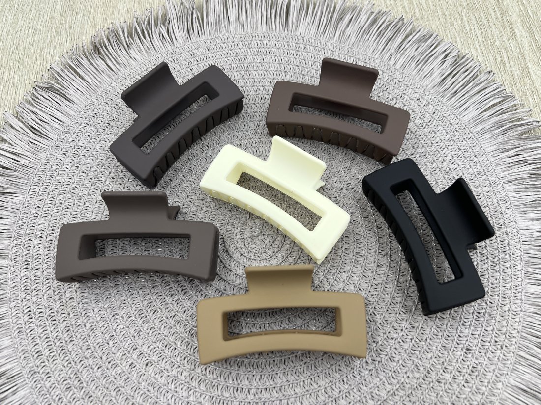 Краби для волосся. Матові 10.5 см