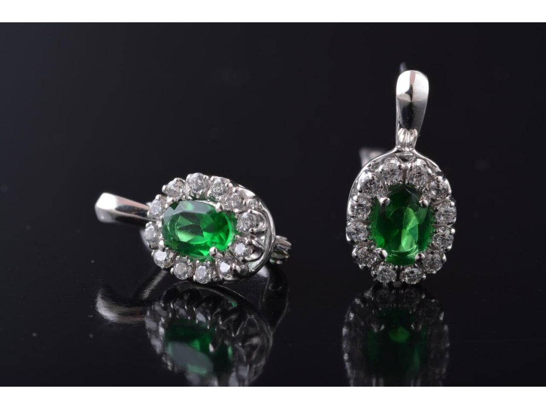 Гарнітур із білого золота - Фото6 Гарнітур із білого золота