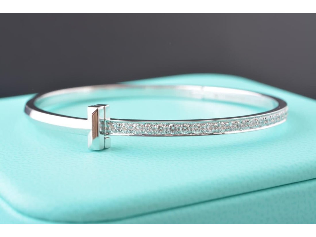 Браслет із діамантами у стилі Tiffany & Co - Фото2 Браслет із діамантами у стилі Tiffany & Co - Багира