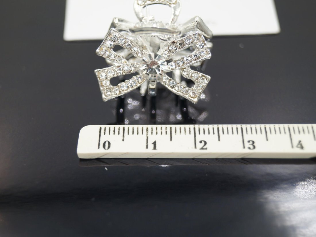 Металеві краби для волосся. &quot;ZAYA&quot; 2.5см. - Кристалік