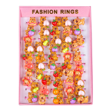 Дитячі каблучки на палець Капібара 50 штук