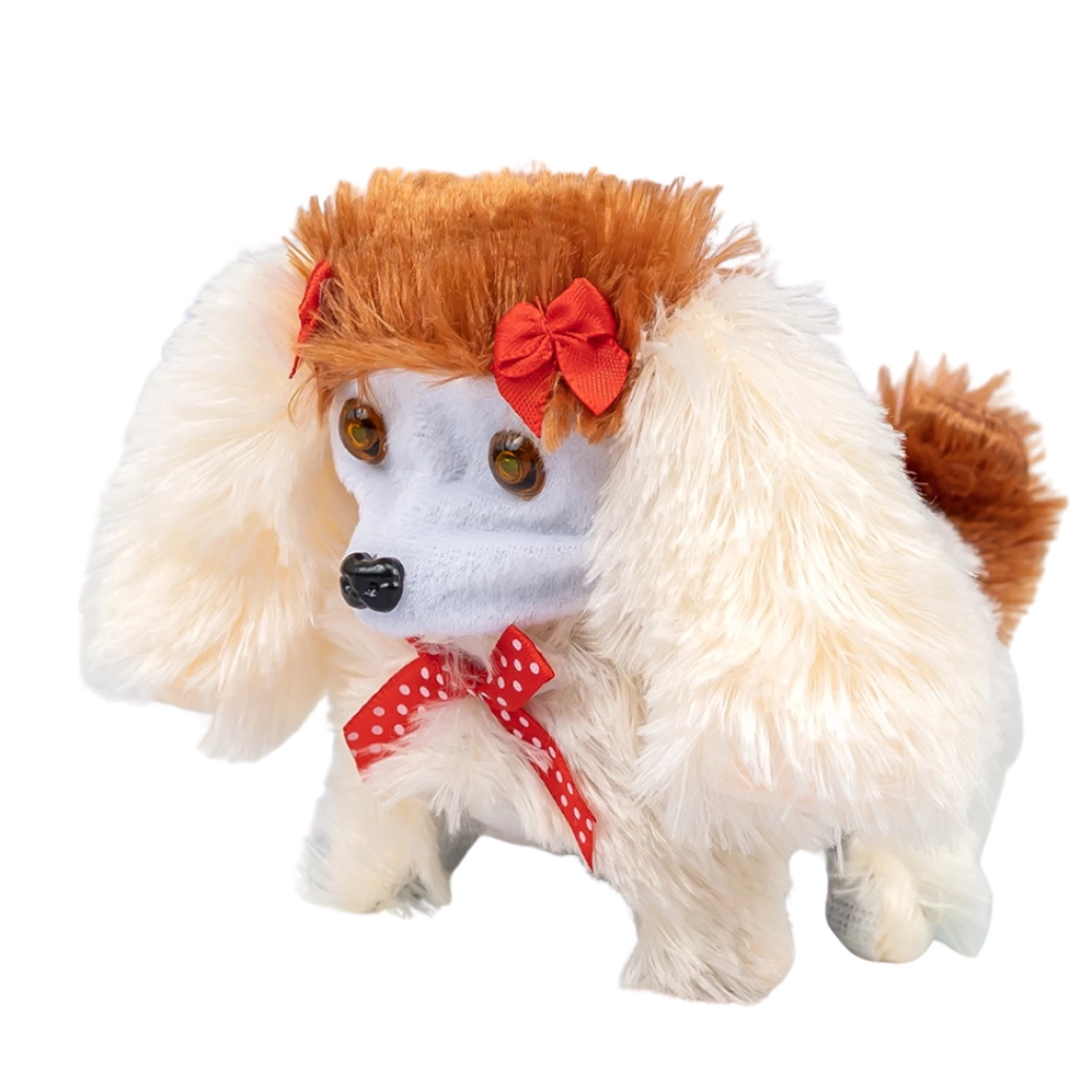 Собачка ходилка з бантиком - Pobut