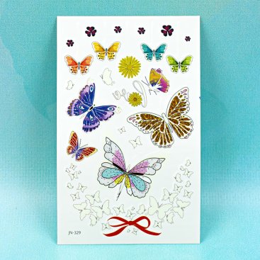 Дитячі перекладні татуювання Метелики JN-329 - Купити