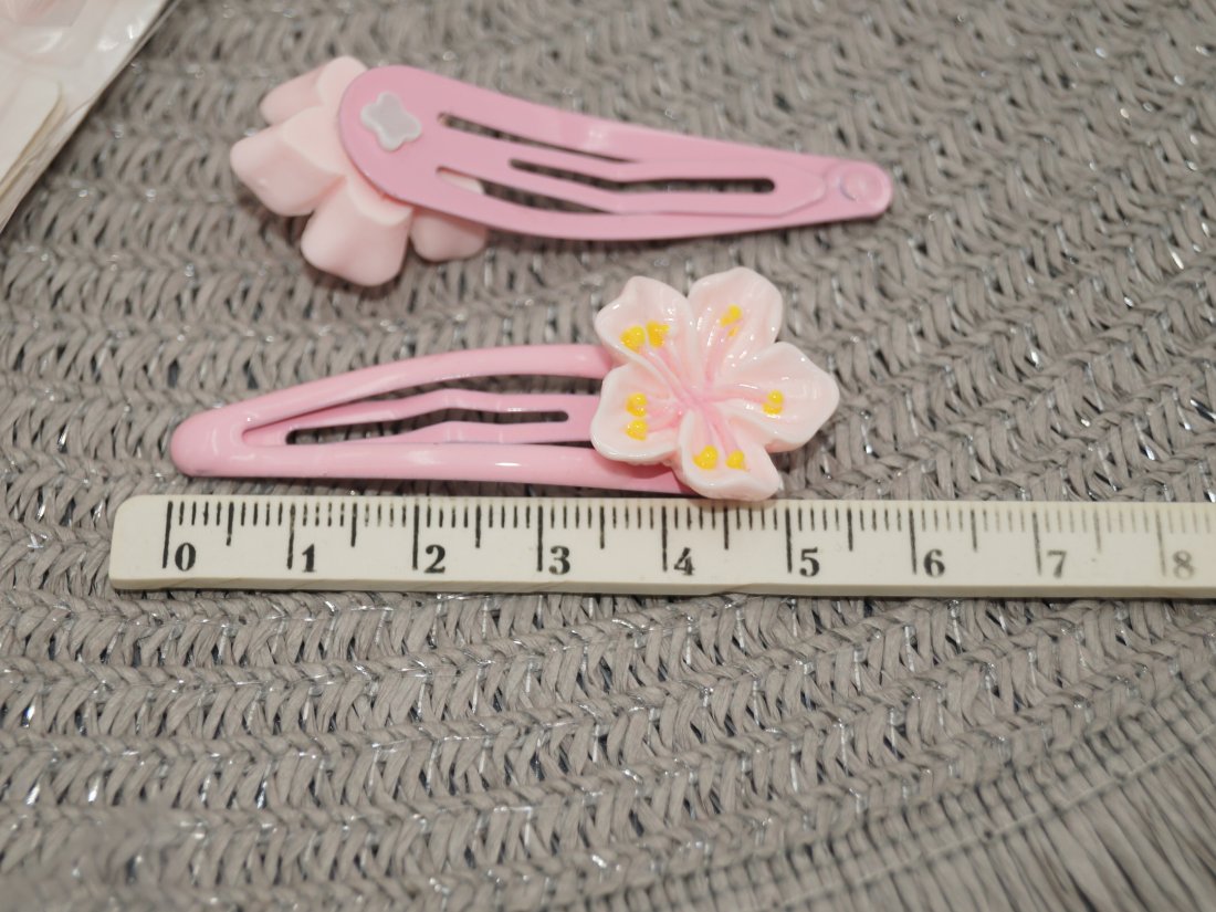 Дитячий затискач для волосся. Тік-так 5.5 см. - Кристалік